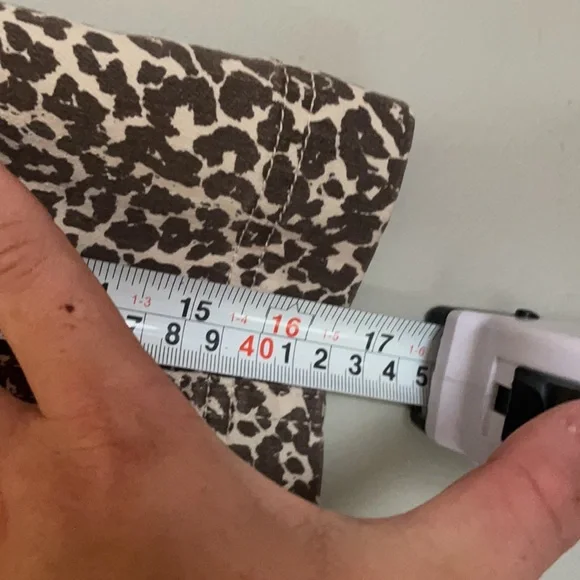 Free People leopard print denim skirt - Picture 4 of 4